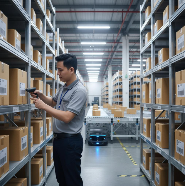 Ứng dụng công nghệ giúp tự động hóa và tối ưu hóa quy trình quản lý kho hàng.