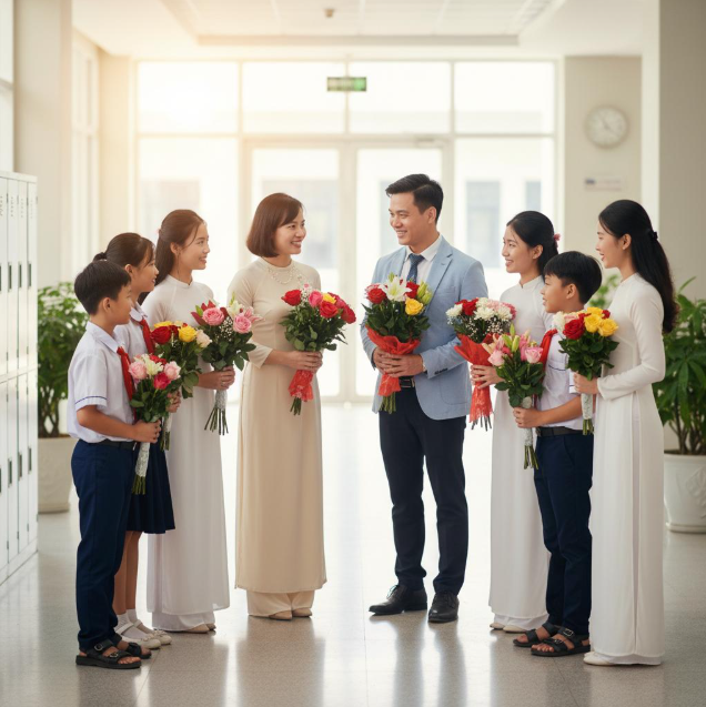 các hoạt động chào mừng 20/11