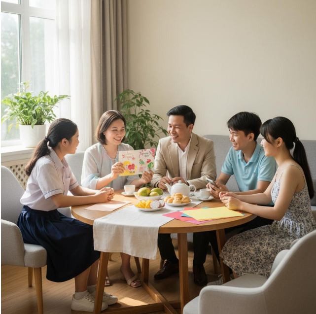 Những buổi tiệc nhẹ và giao lưu thân mật giúp thắt chặt tình cảm thầy trò, tạo nên những kỷ niệm đáng nhớ.